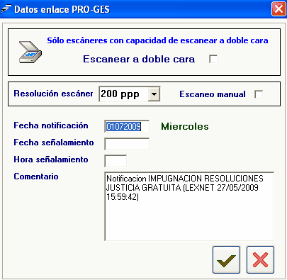 Conversión automática a documento escaneado 